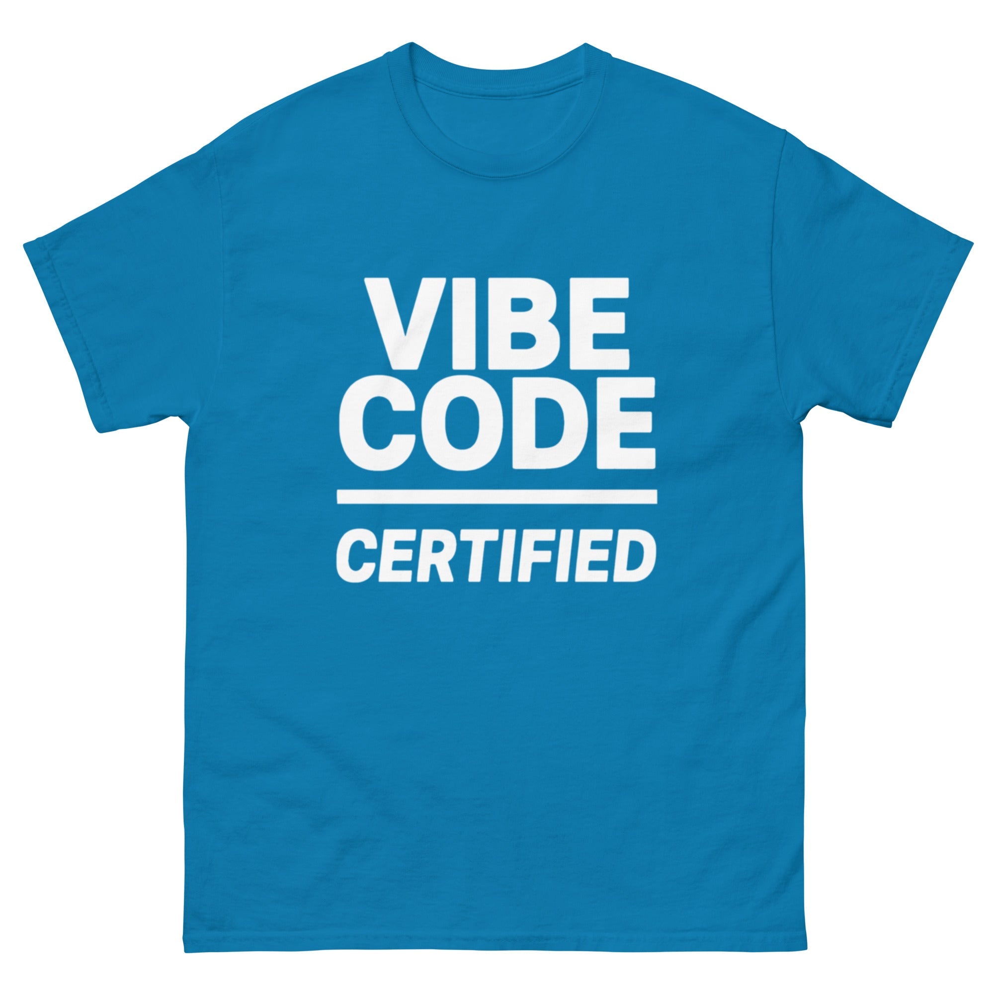 "Vibe Code Certified" Graphic Tee | Official AI Developer & Coder T-Shirt - Incognito Supply - T - SHIRT